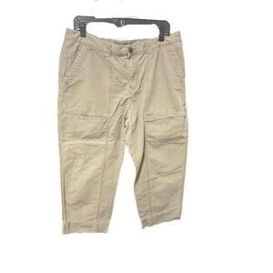 Eddie Bauer Capri Pants Womens Size 14 Cargo Gorecorp Hiking Casual